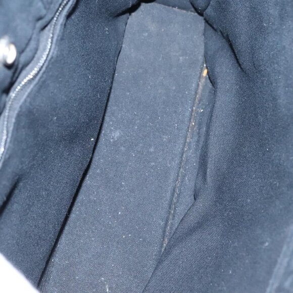 HERMES Fourre Tout PM Hand Bag Canvas Black Auth ti2780 - Picture 11 of 16